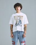 Gratia Plena Pantocrator Boxy Fit Tshirt White