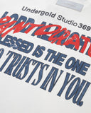 Gratia Plena Pantocrator Boxy Fit Tshirt White