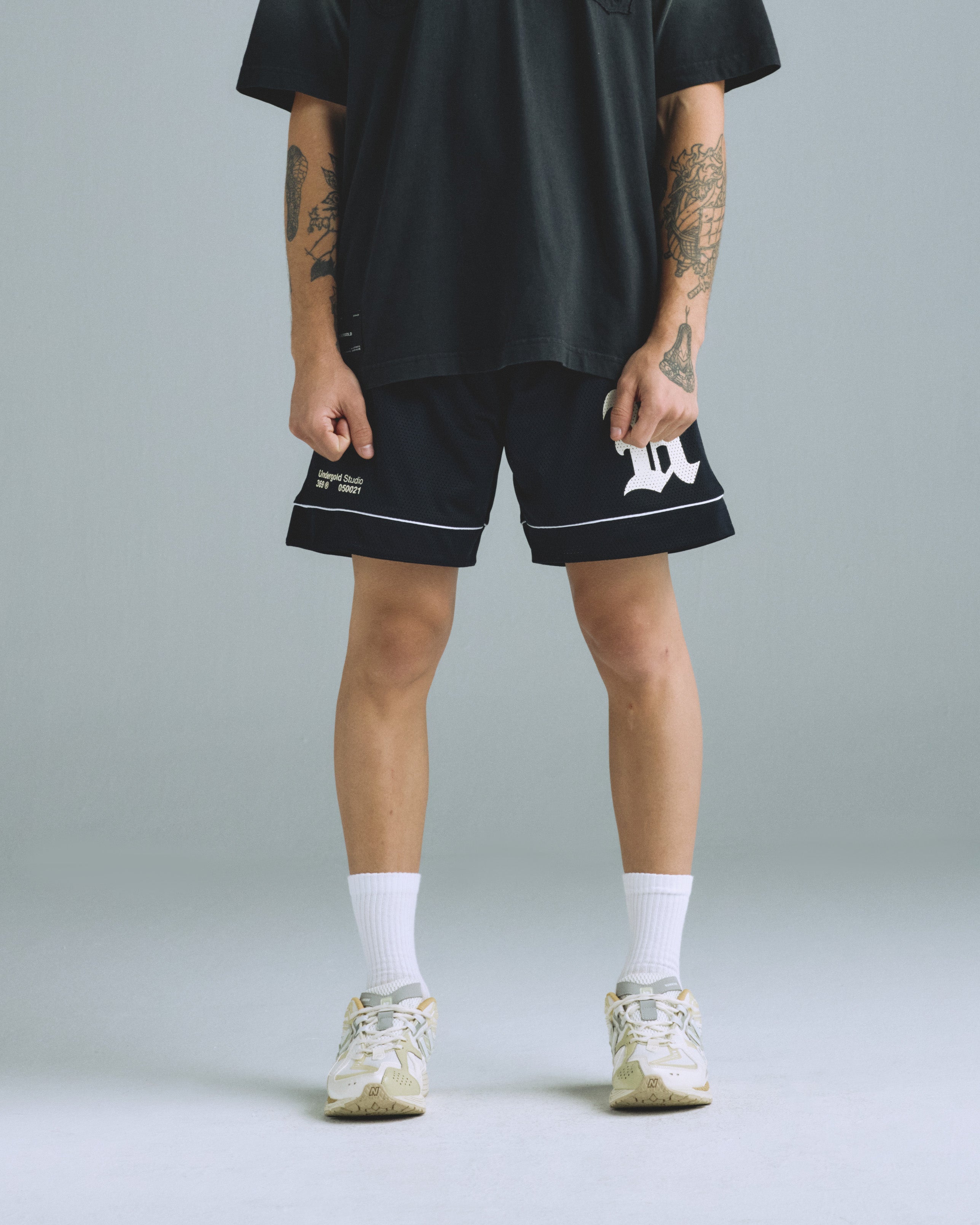 Gratia Plena U Mesh Short Black