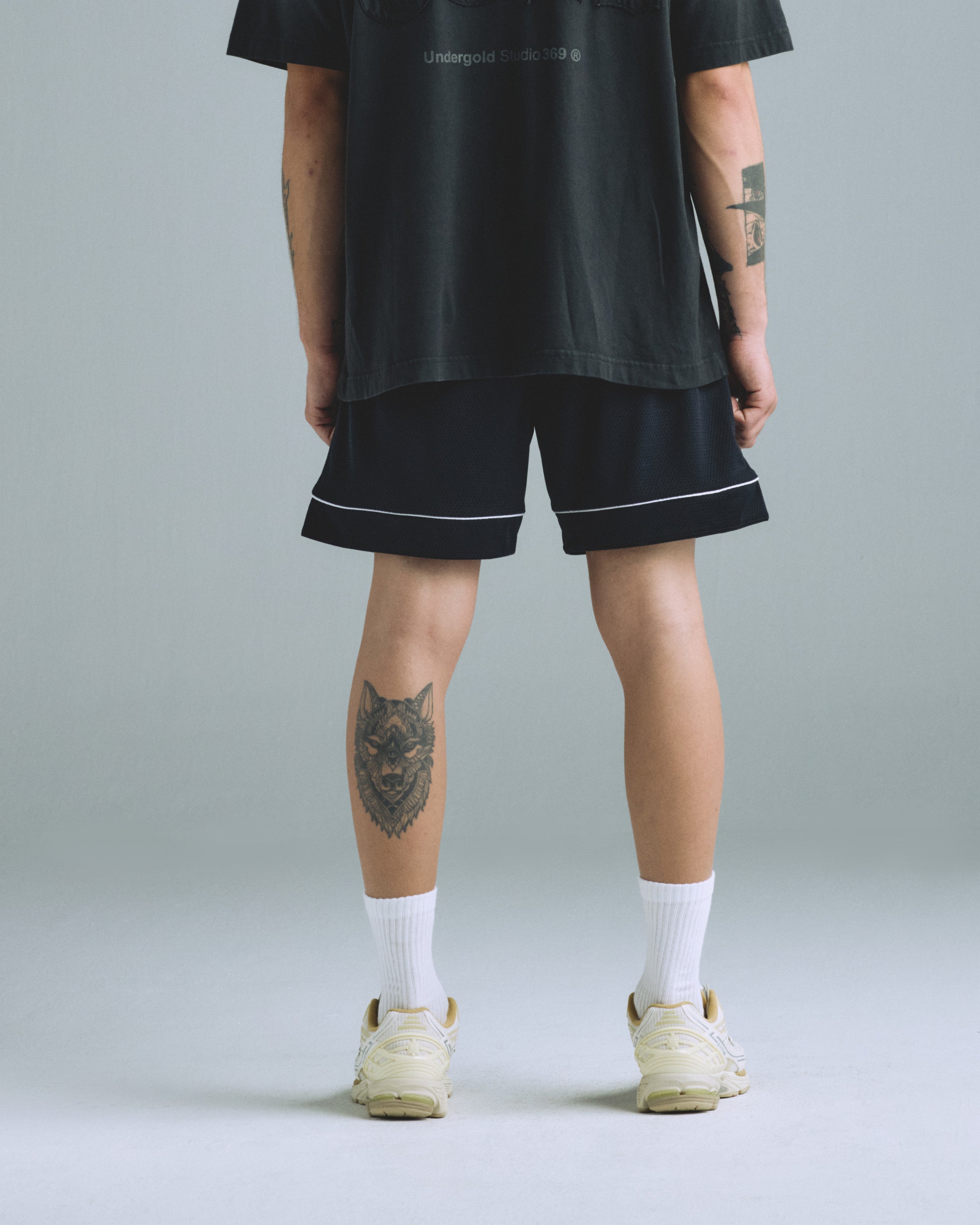 Gratia Plena U Mesh Short Black