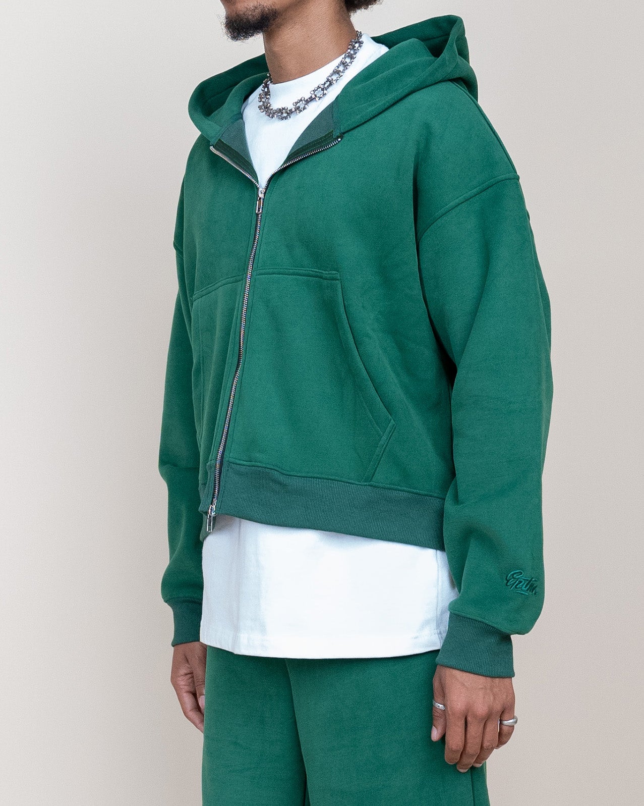 EPTM Perfect Zip Up Hoodie - Hunter Green