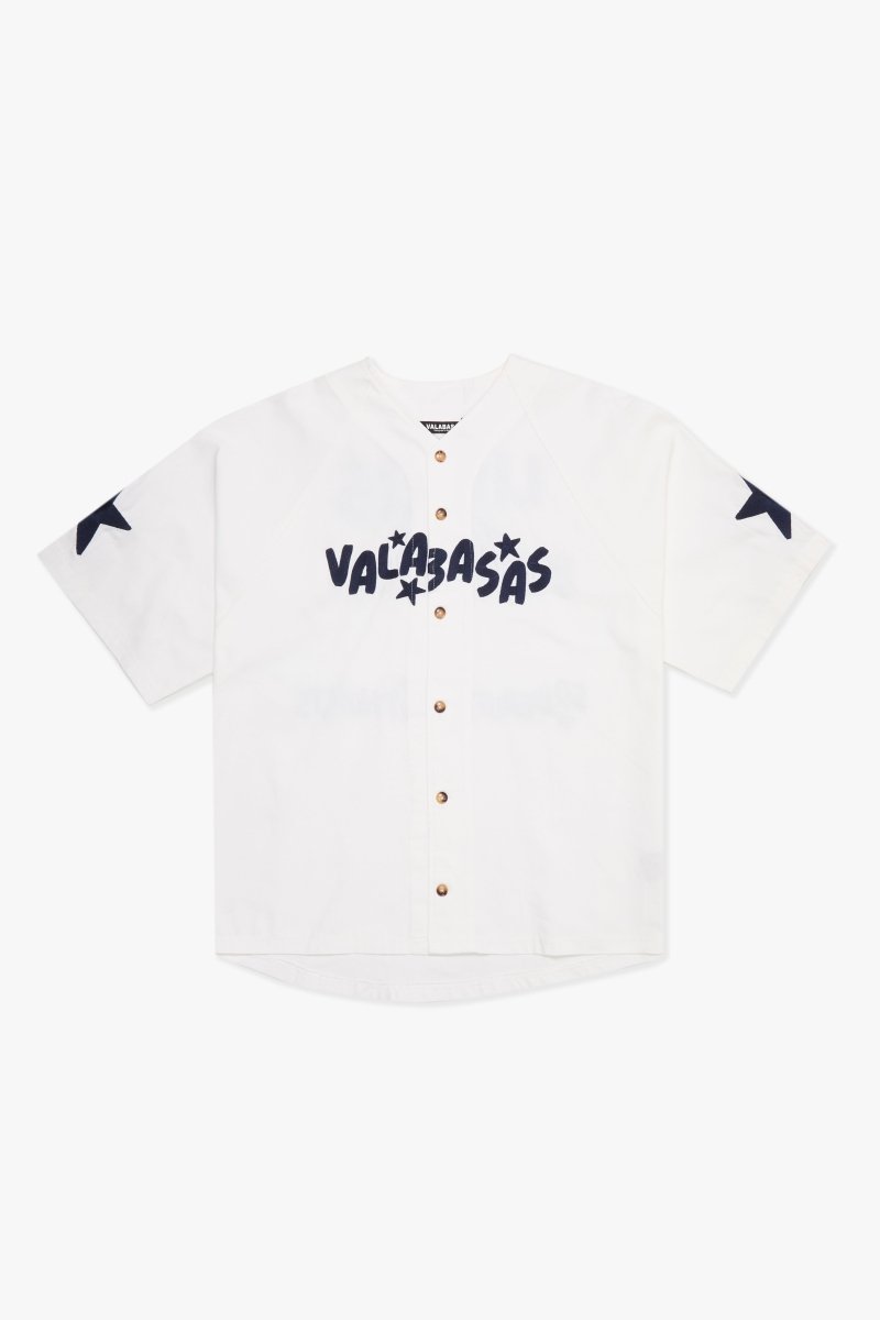 "GUIDANCE" BASEBALL JERSEY WHITE