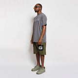 Old English Hollowed Tee - Smoke