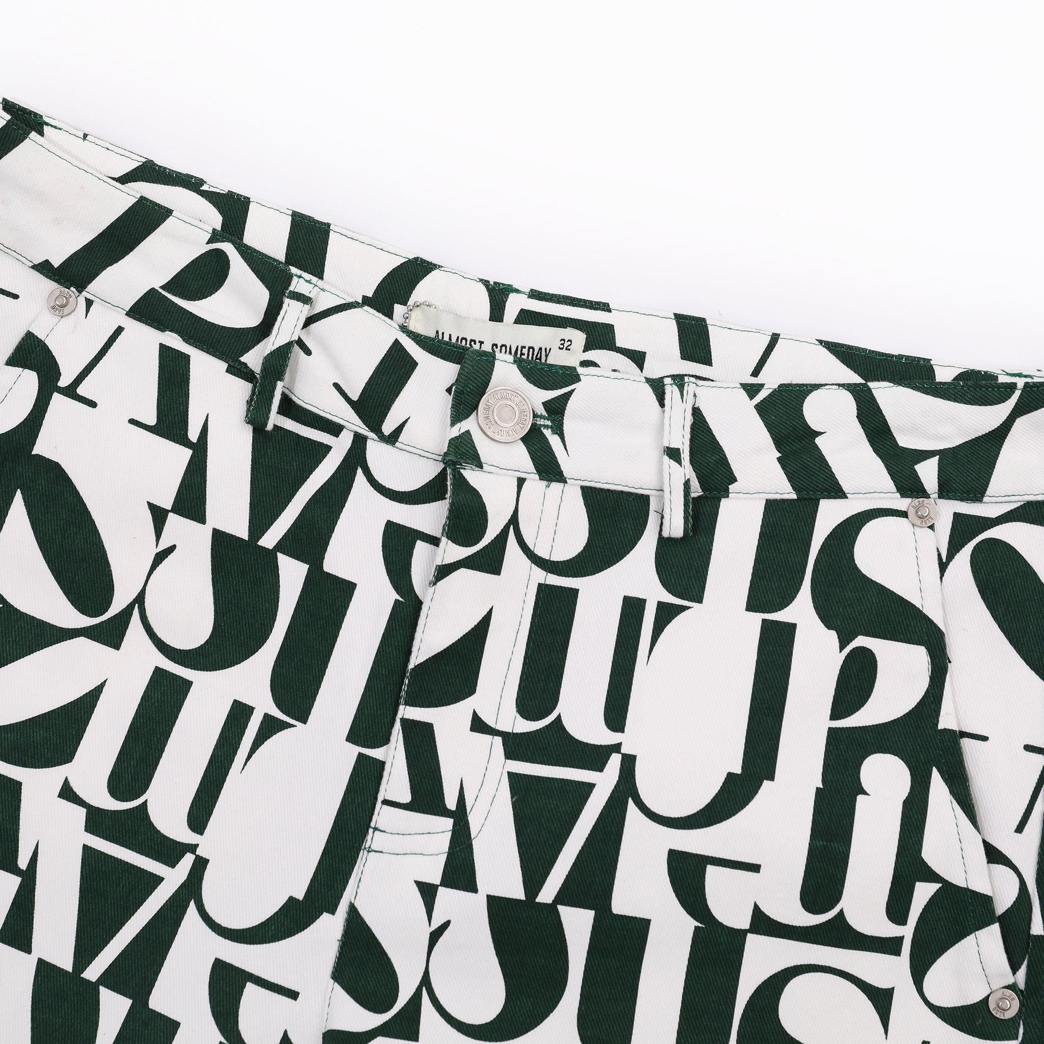 Harmony Denim Flare (Green)