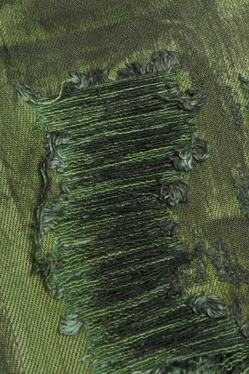 "HARVEST" SKINNY JEAN GREEN WASH