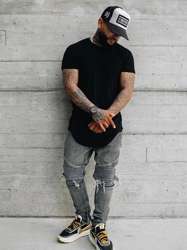 MSTR TRUCKER SNAPBACK BLACK / WHITE