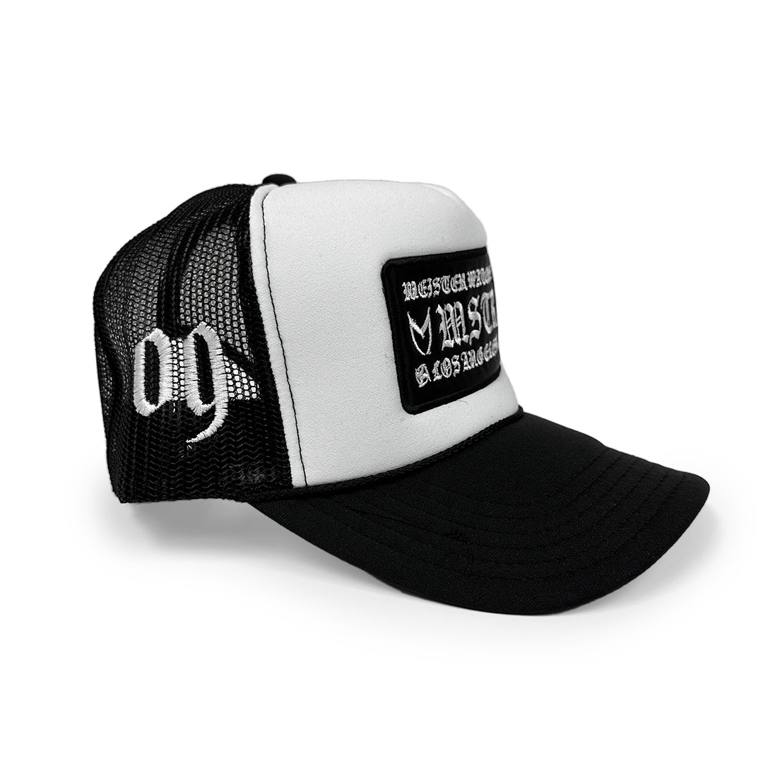 MSTR TRUCKER SNAPBACK BLACK / WHITE