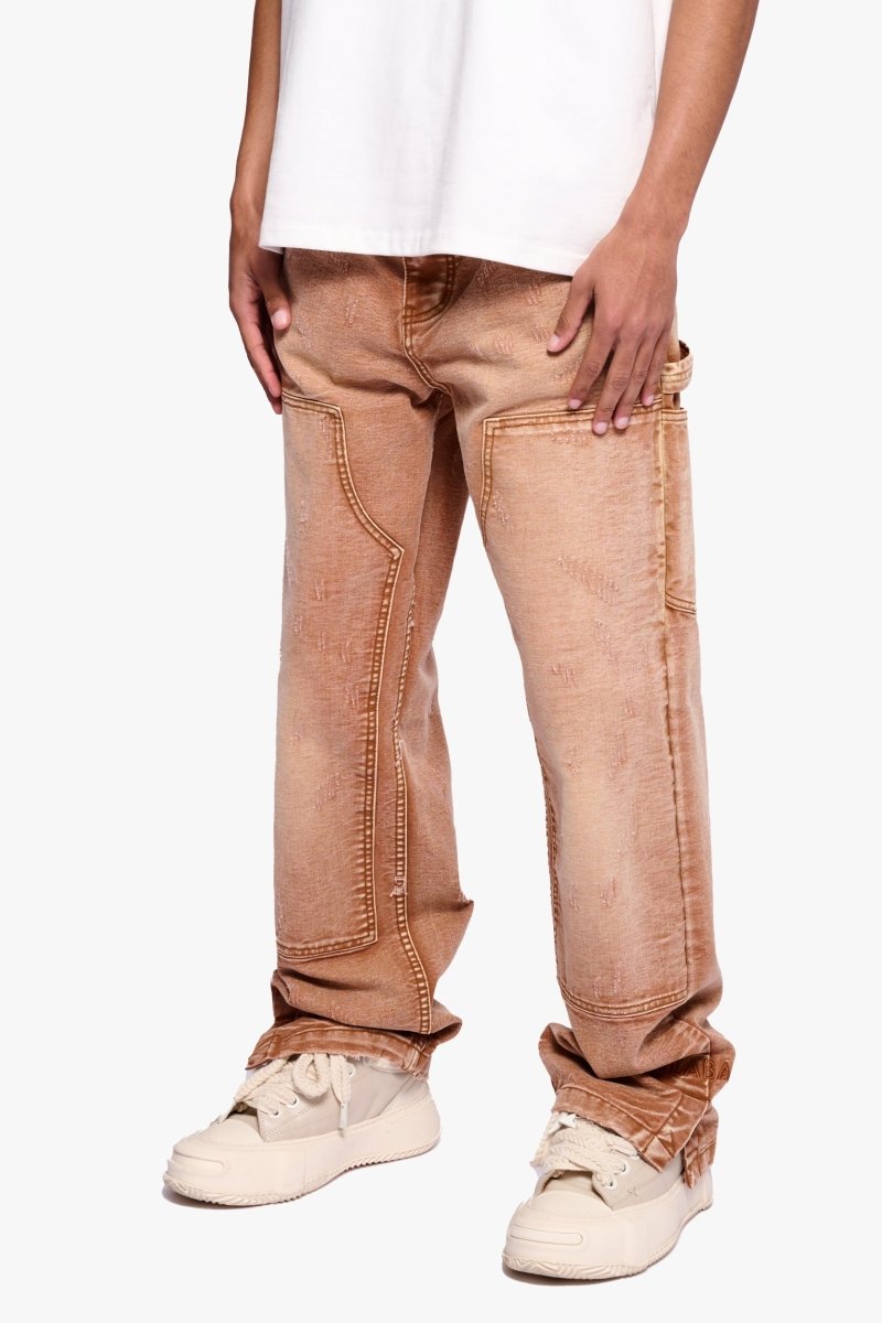 Hound Straight Jeans Brown Washed