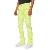 “HYBRID” JEANS VERDE LIME