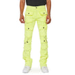 “HYBRID” JEANS VERDE LIME