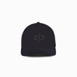 DP icon 5 panel cap / black/black