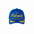 monaco trucker cap / blue + gold