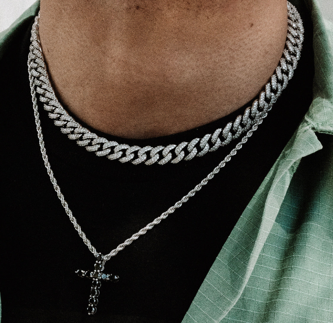 Diamond Cuban Link Chain (10mm)