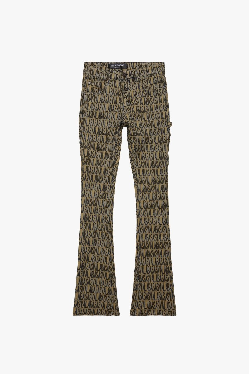 "IMPRINT" STACKED FLARE JEAN DIRTY VINTAGE WASH