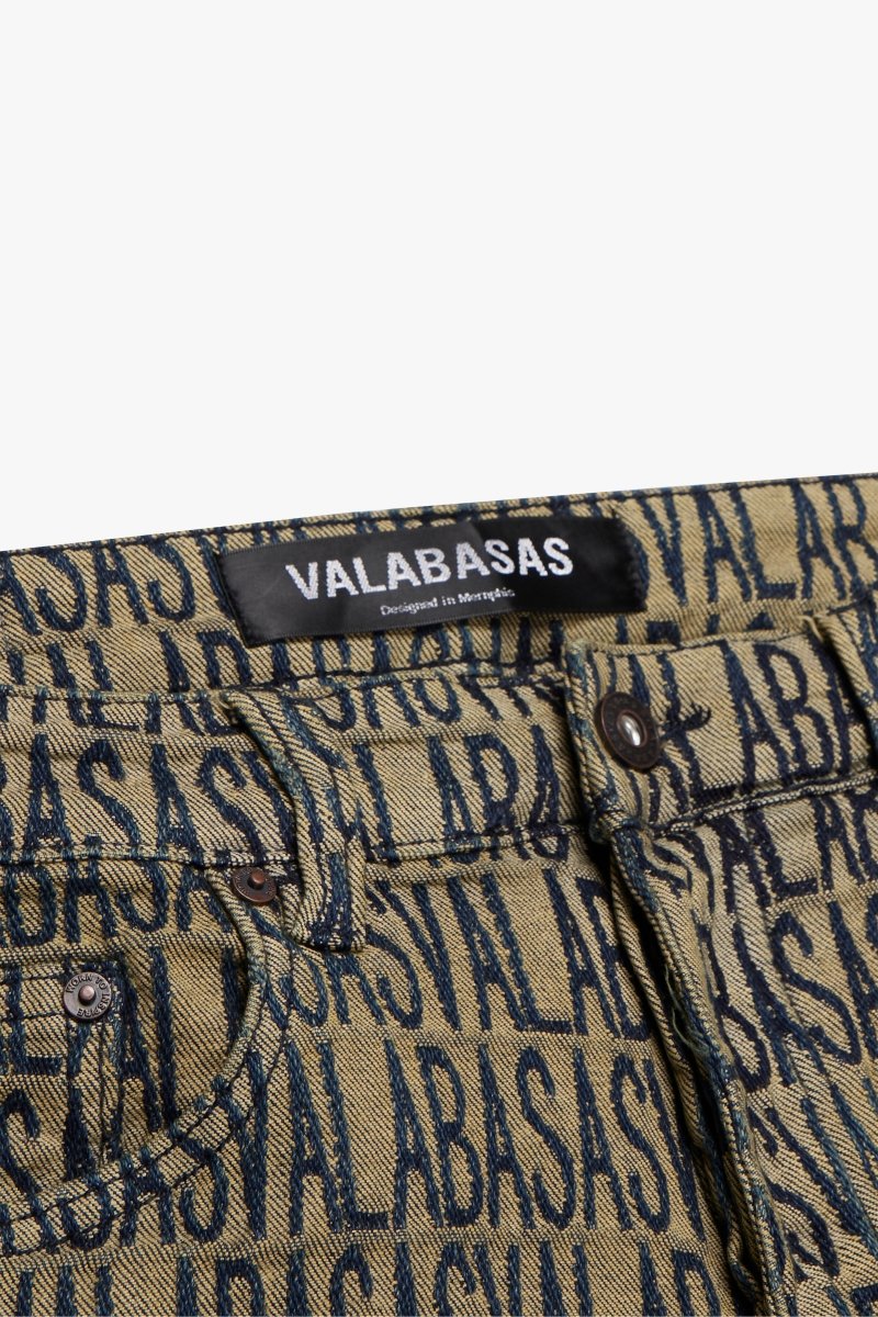 "IMPRINT" STACKED FLARE JEAN DIRTY VINTAGE WASH