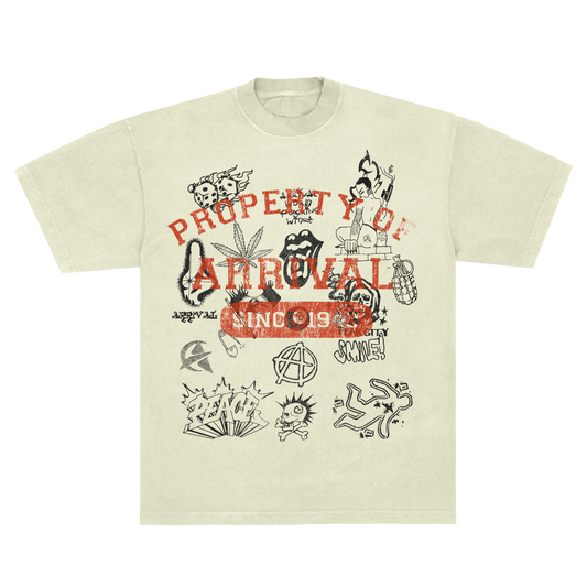 GRAFFITI TEE (IVORY)