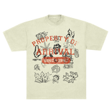 GRAFFITI TEE (IVORY)