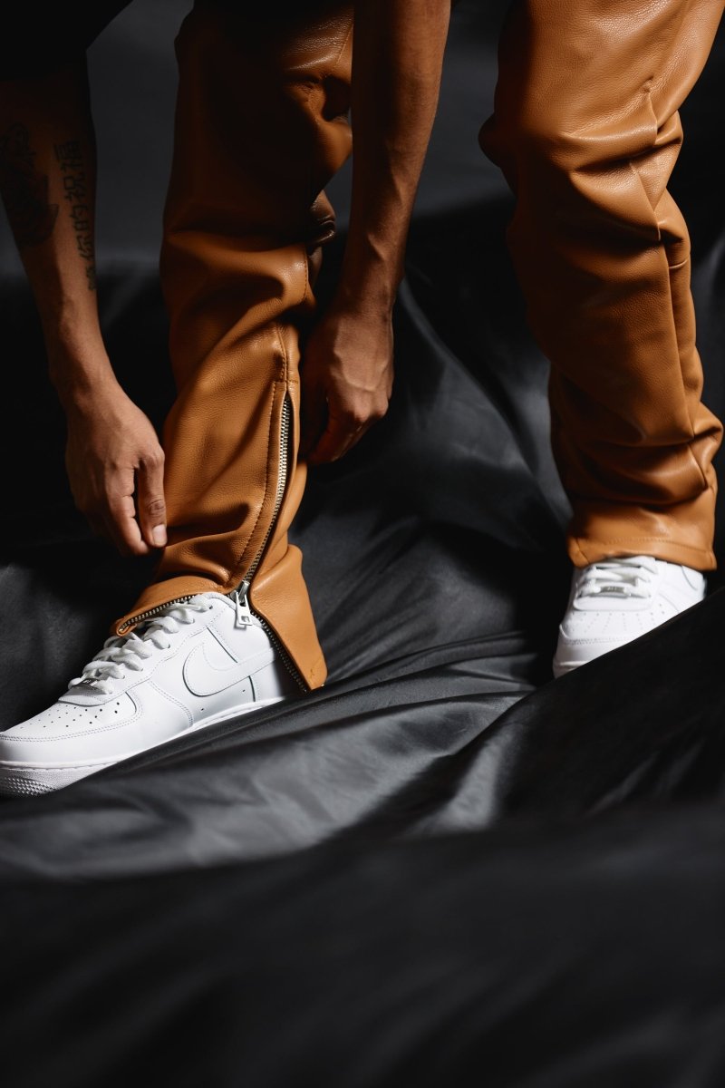 "JEDI" SKINNY/STACKED FLARE JEAN CARMEL