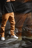"JEDI" SKINNY/STACKED FLARE JEAN CARMEL
