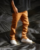"JEDI" SKINNY/STACKED FLARE JEAN CARMEL