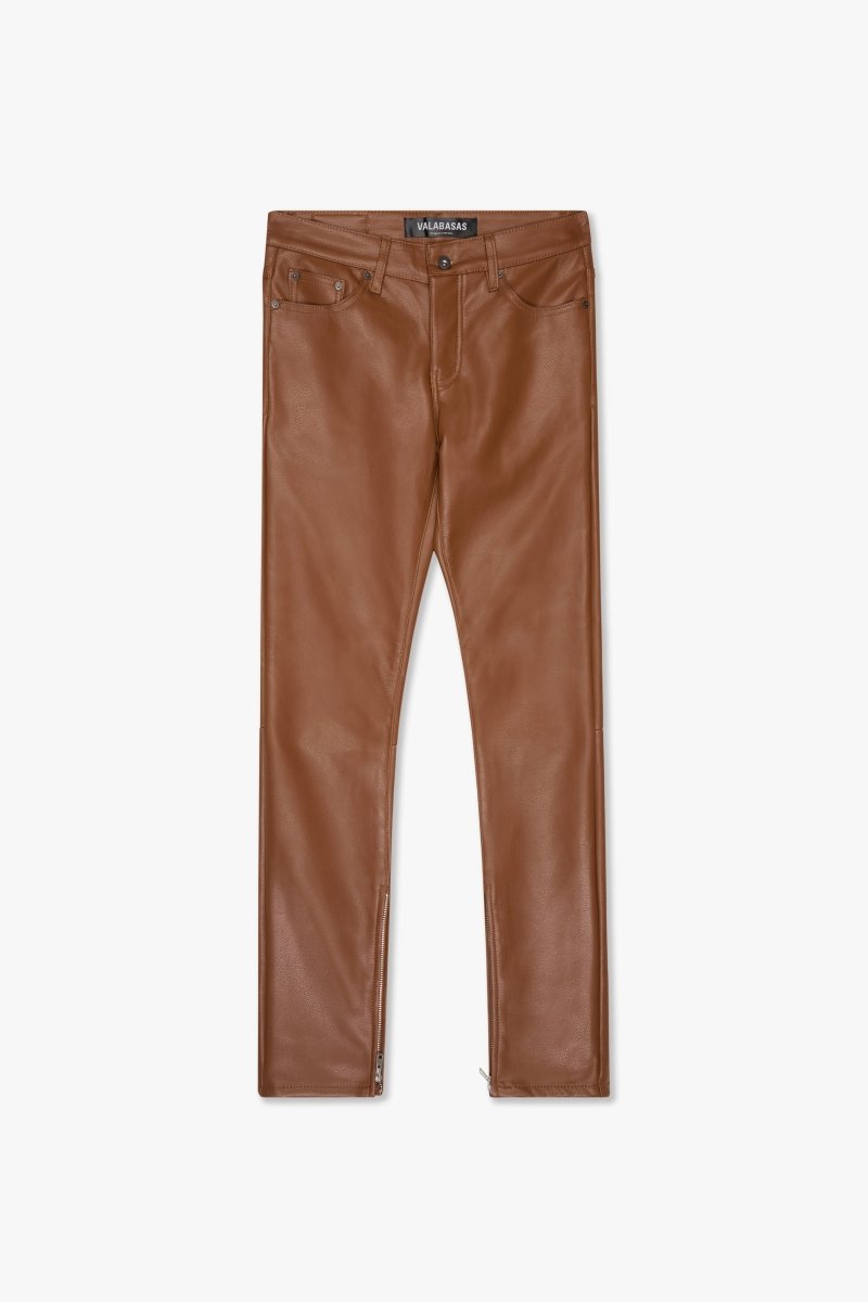"JEDI" SKINNY/STACKED FLARE JEAN MOCHA