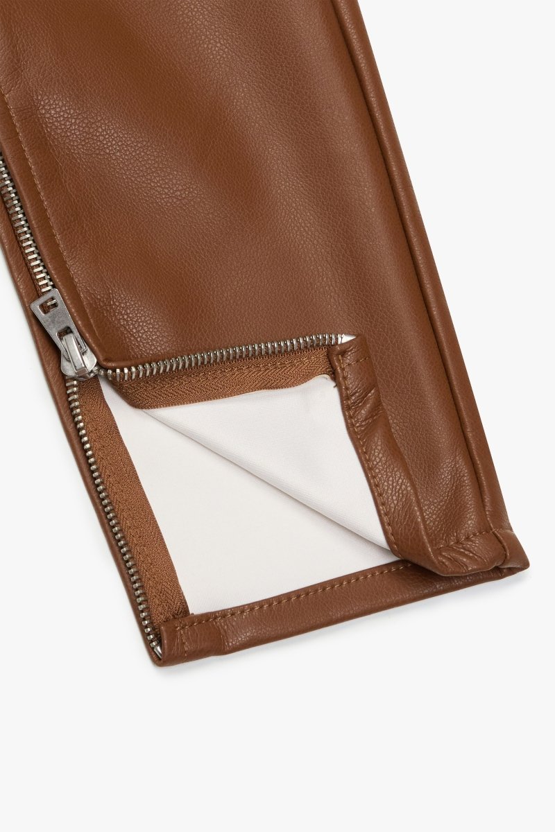 "JEDI" SKINNY/STACKED FLARE JEAN MOCHA