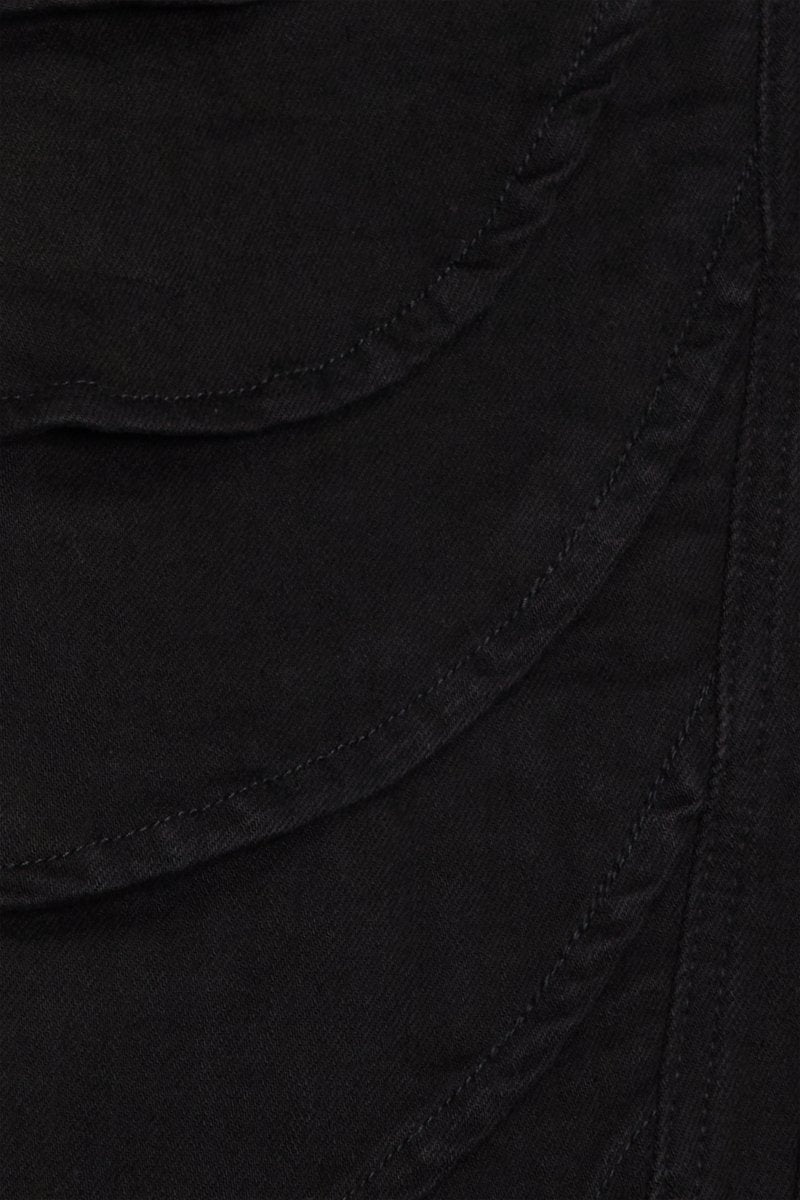 Jett Baggy Denim Black