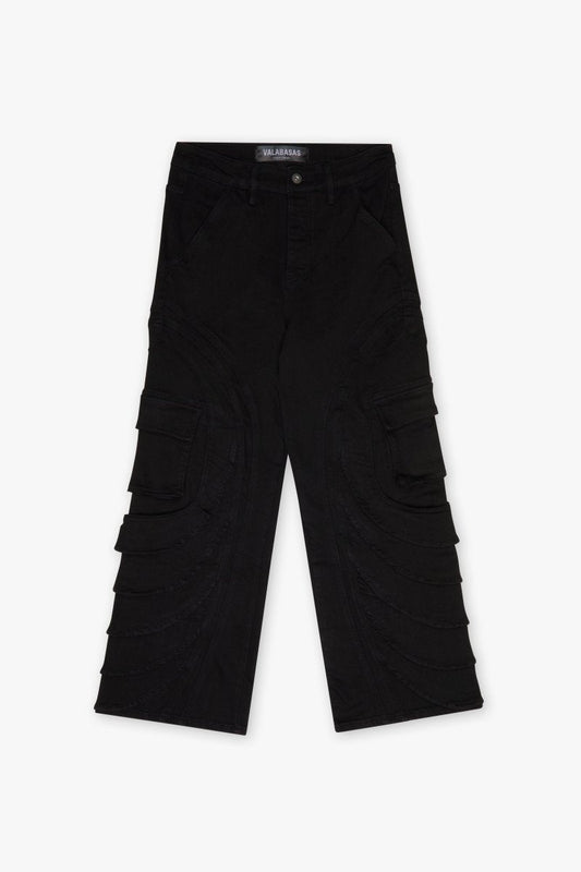 Jett Baggy Denim Black