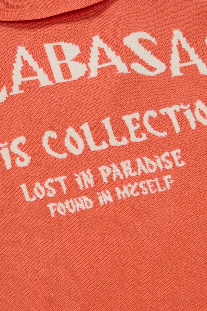 "KABANA" BUTTON-DOWN ORANGE