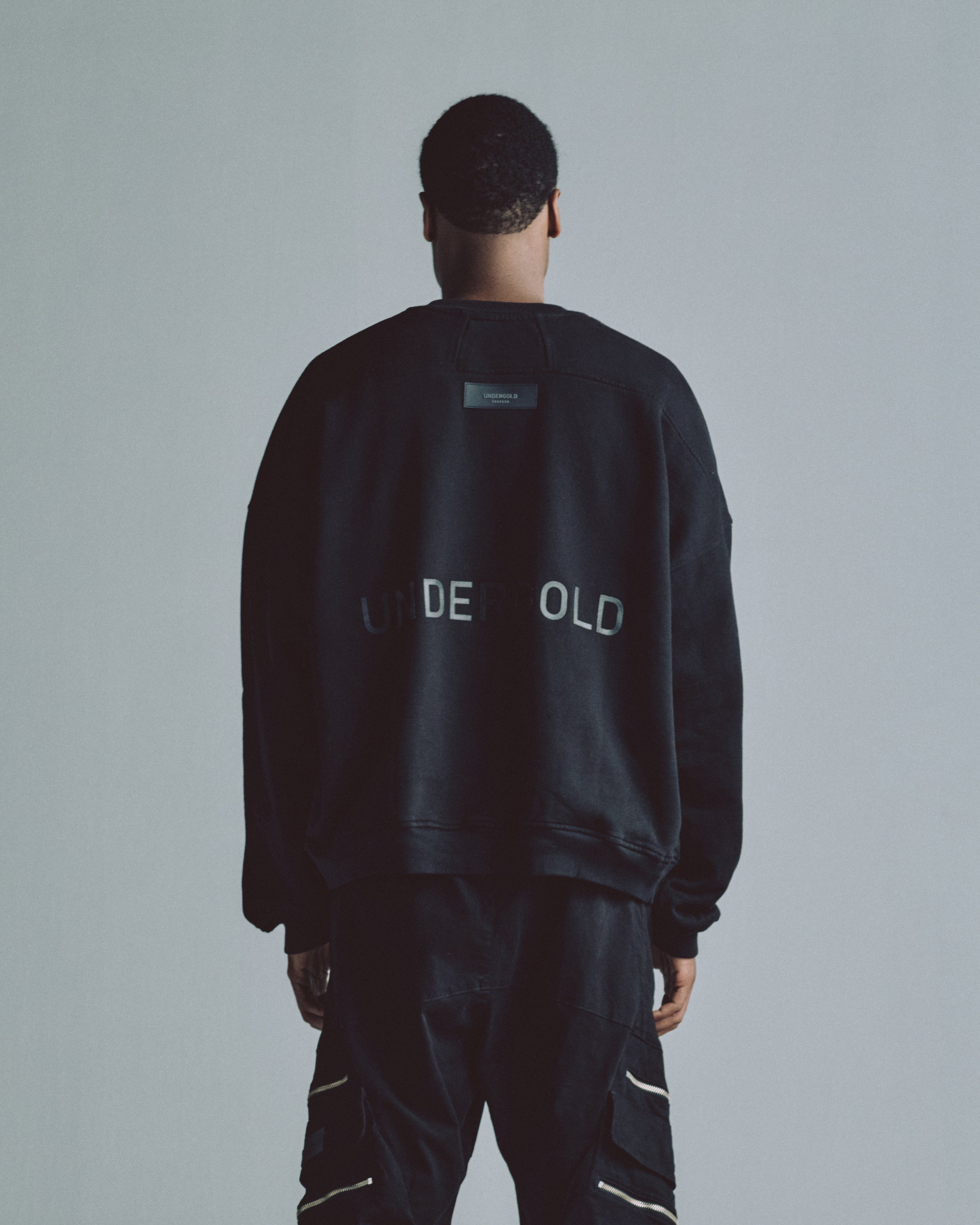 Line Logo Crewneck Black