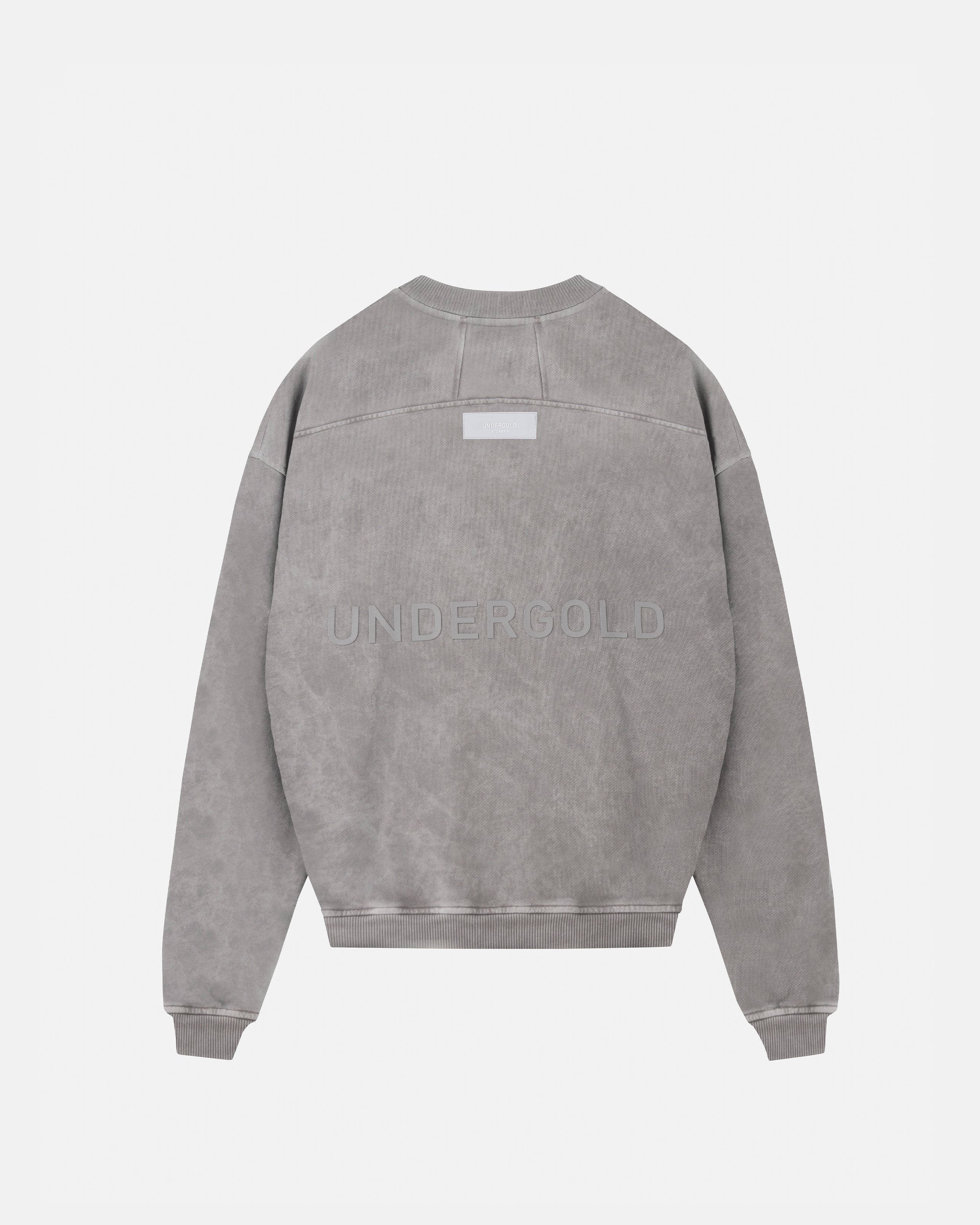 Line Logo Crewneck Washed Gray