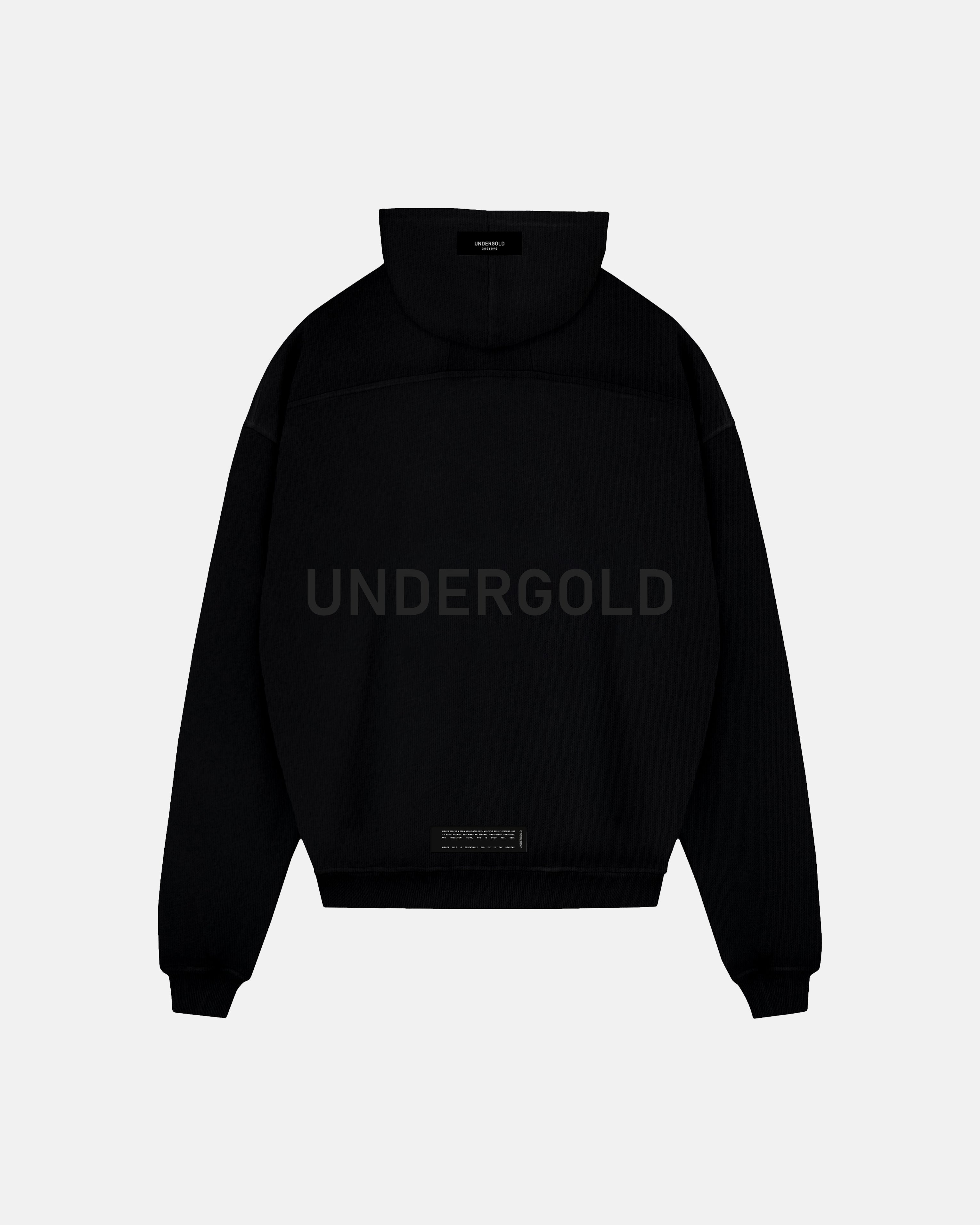 Line Logo Hoodie Black