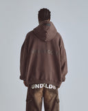Line Logo Hoodie Brown