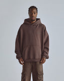 Line Logo Hoodie Brown