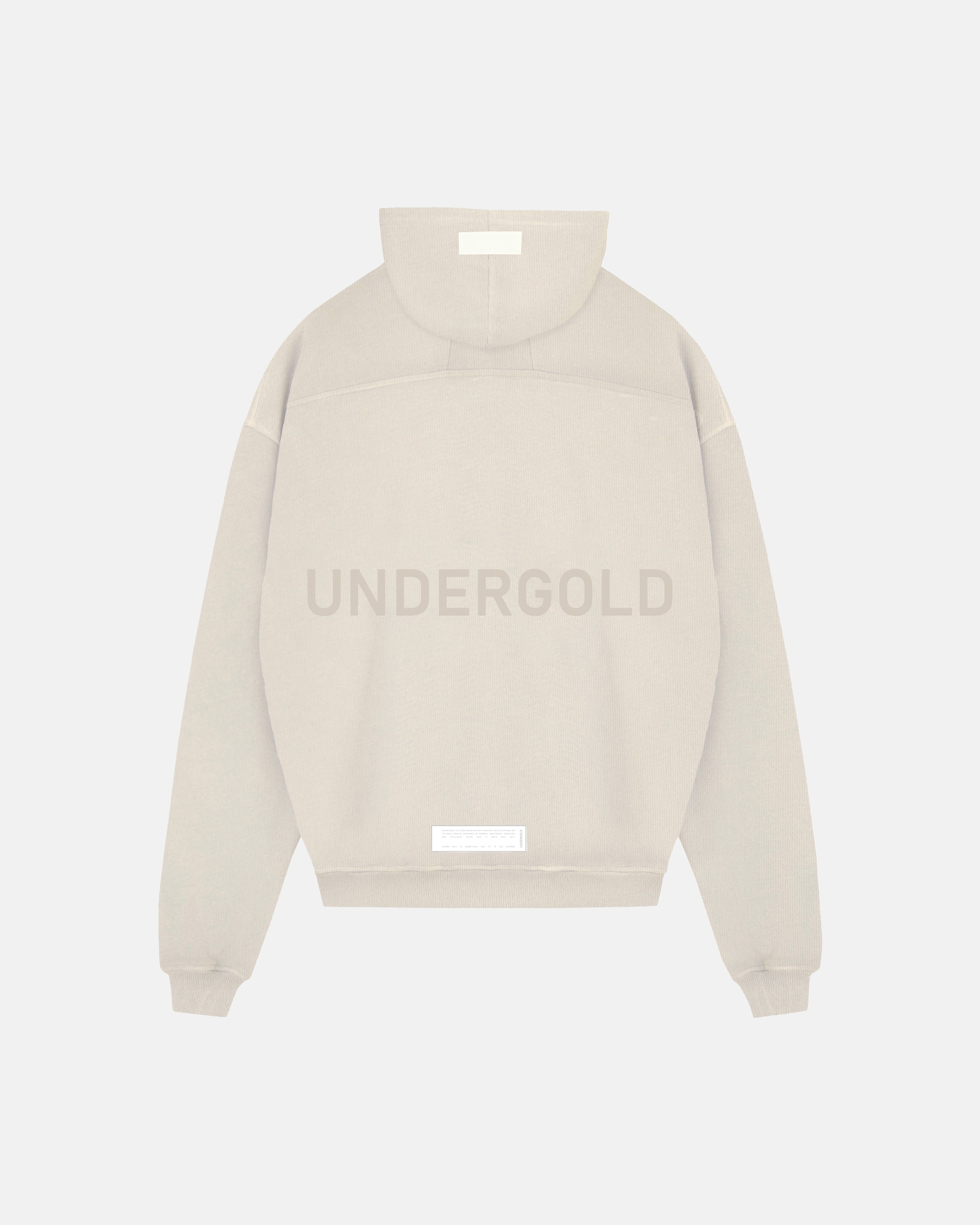 Line Logo Hoodie Cream