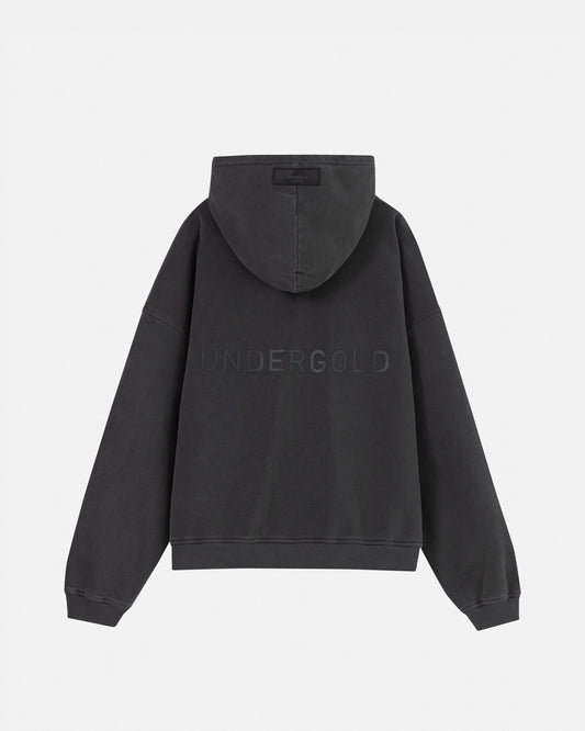 Line Logo Hoodie Vintage Gray