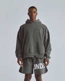 Line Logo Hoodie Vintage Gray