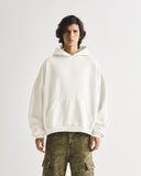 Line Logo Hoodie White