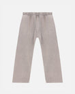 Line Logo Straightpants Washed Gray