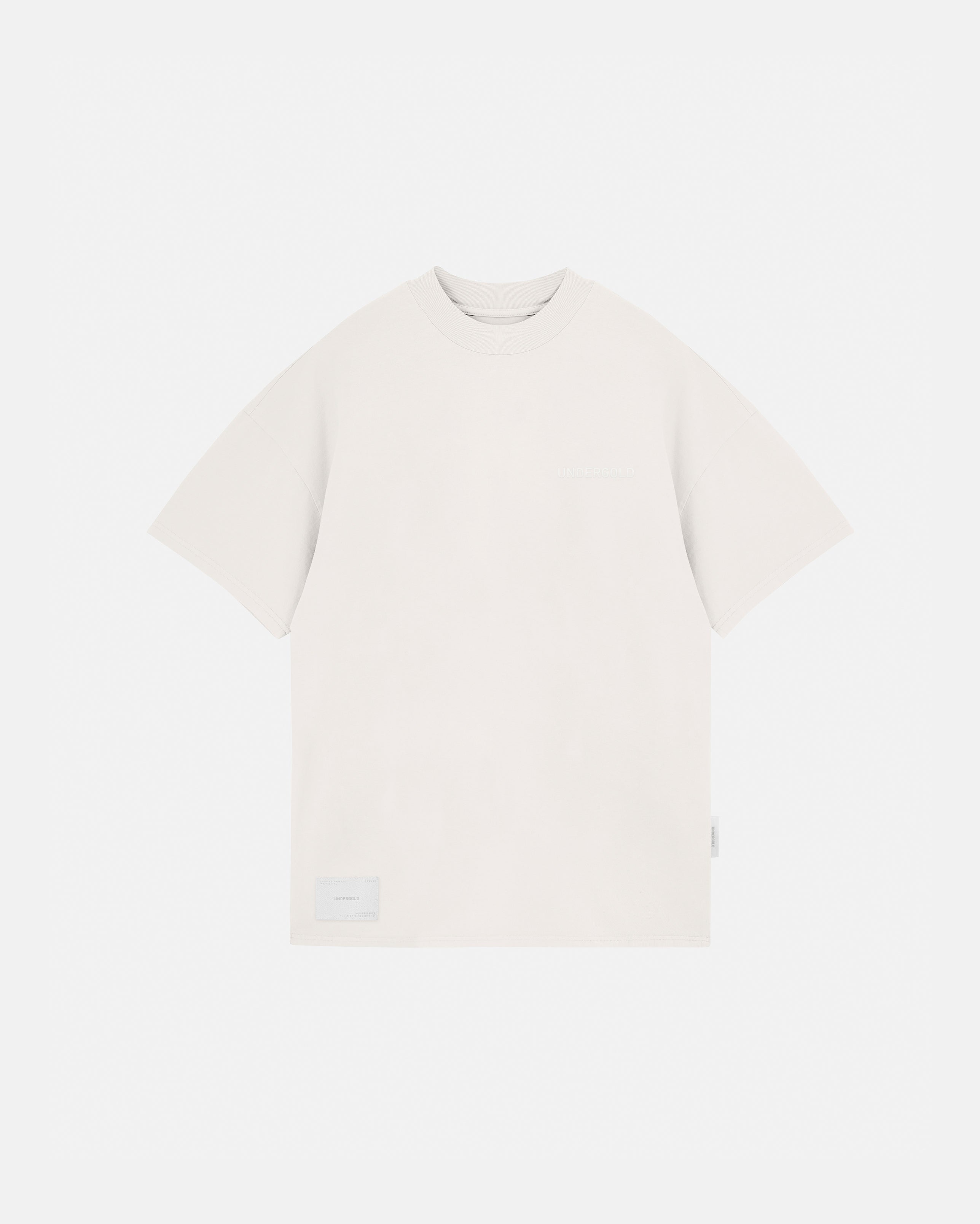 Line Logo Tshirt Cream