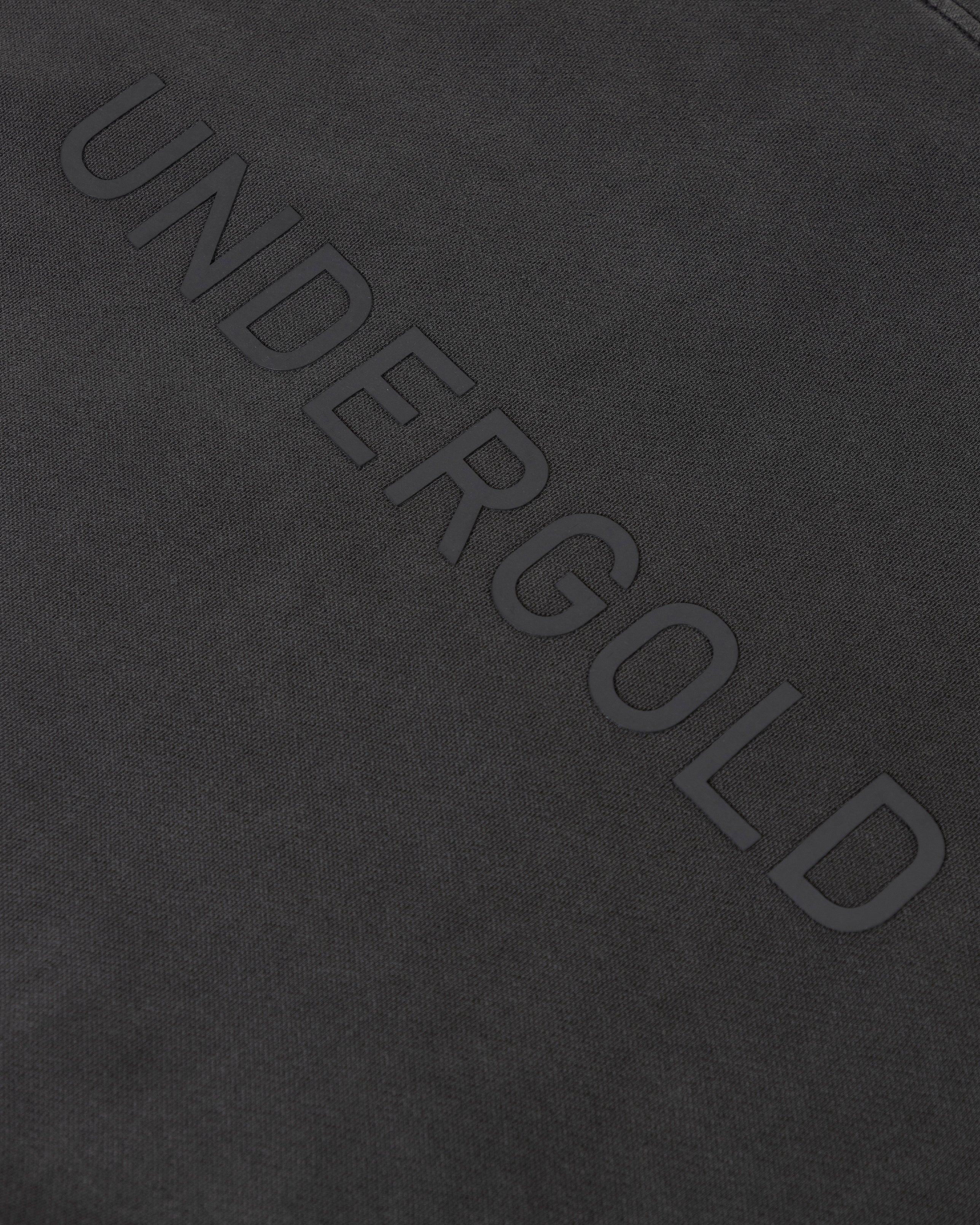 Line Logo Zip Up Hoodie Old Gray