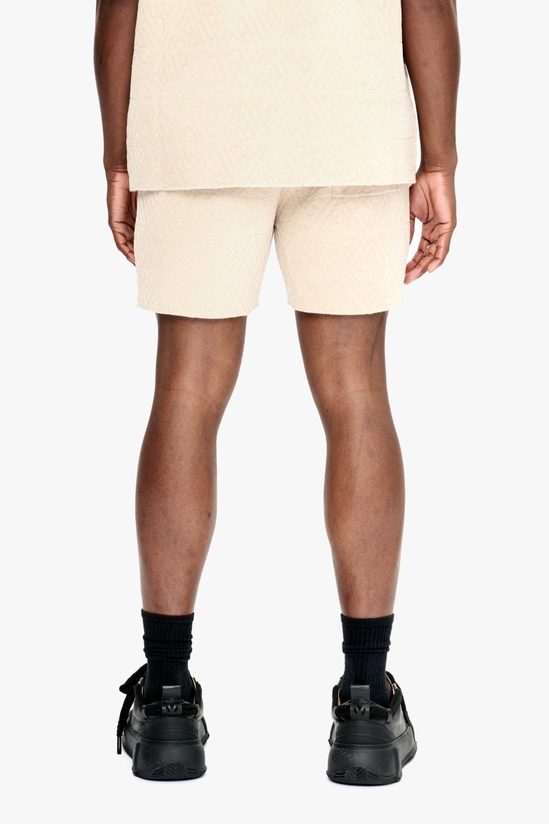 Logo Shorts Tan