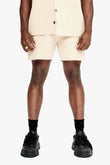Logo Shorts Tan