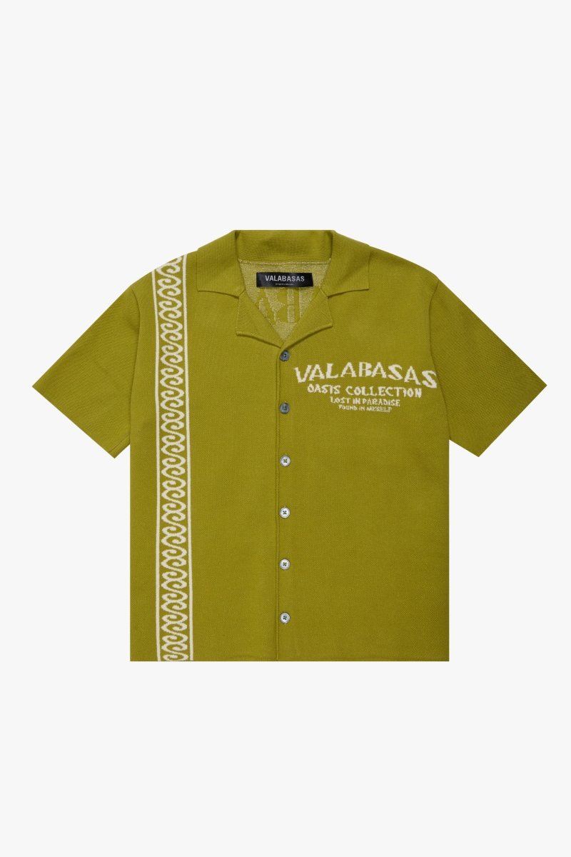 "LOS PALMAS" BUTTON-DOWN GREEN
