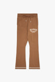 "Lost In" Stacked Pants Brown