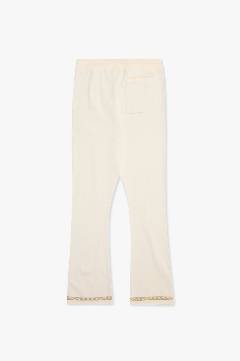 "Lost In" Stacked Pants Cream