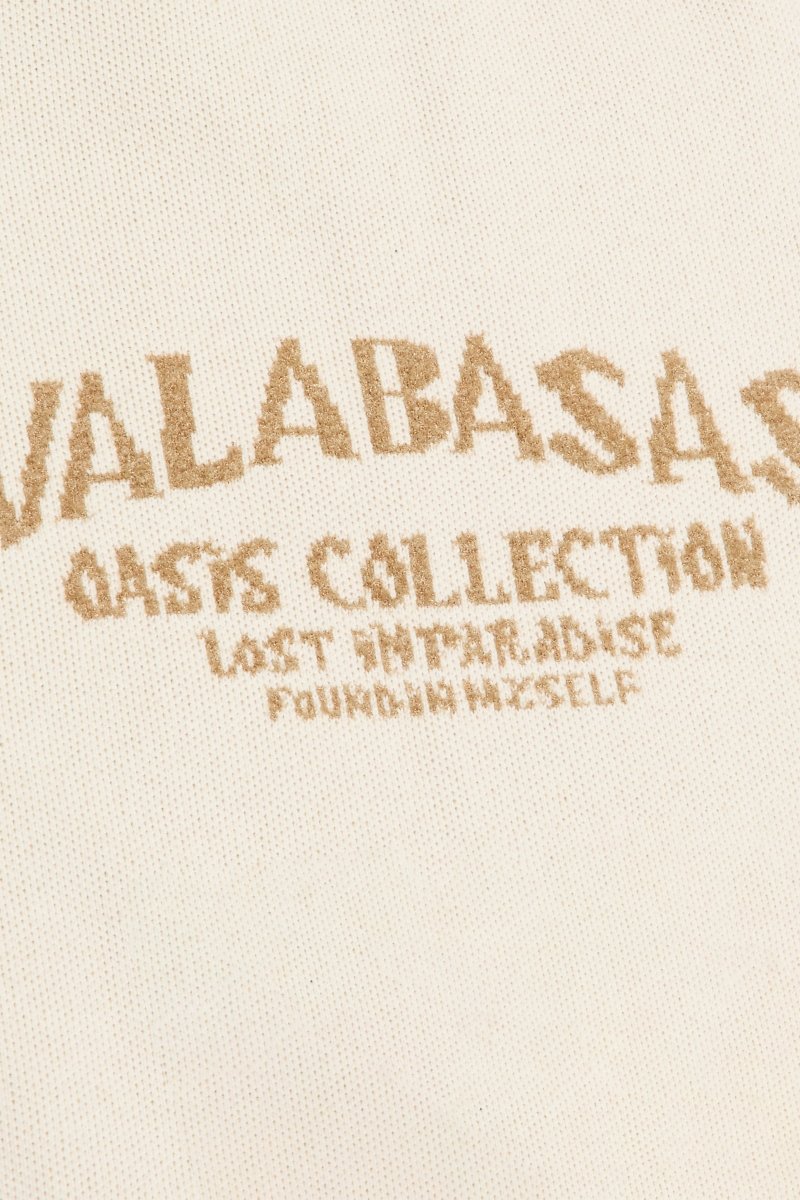 "Lost In" Stacked Pants Cream