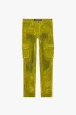"LUXE" SUEDE SKINNY JEAN GREEN