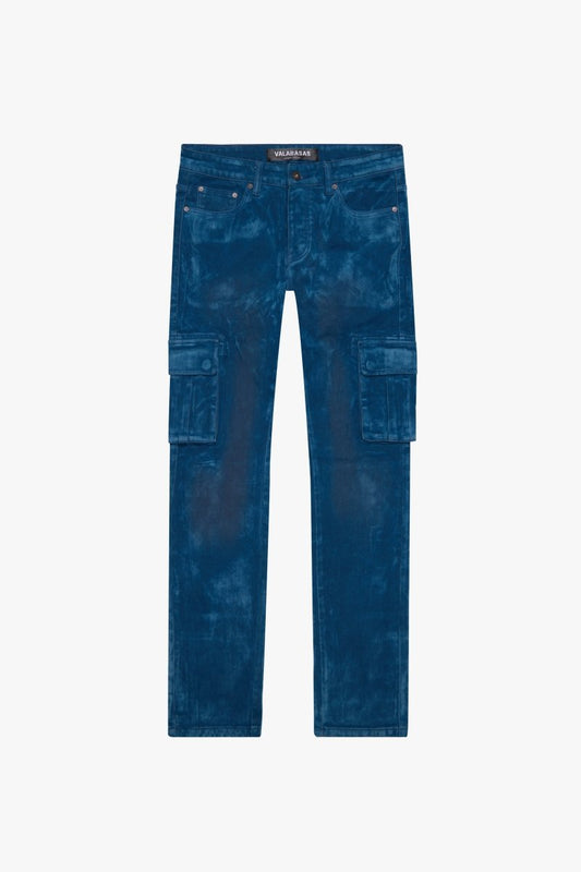 "LUXE" SUEDE SKINNY JEAN INDIGO