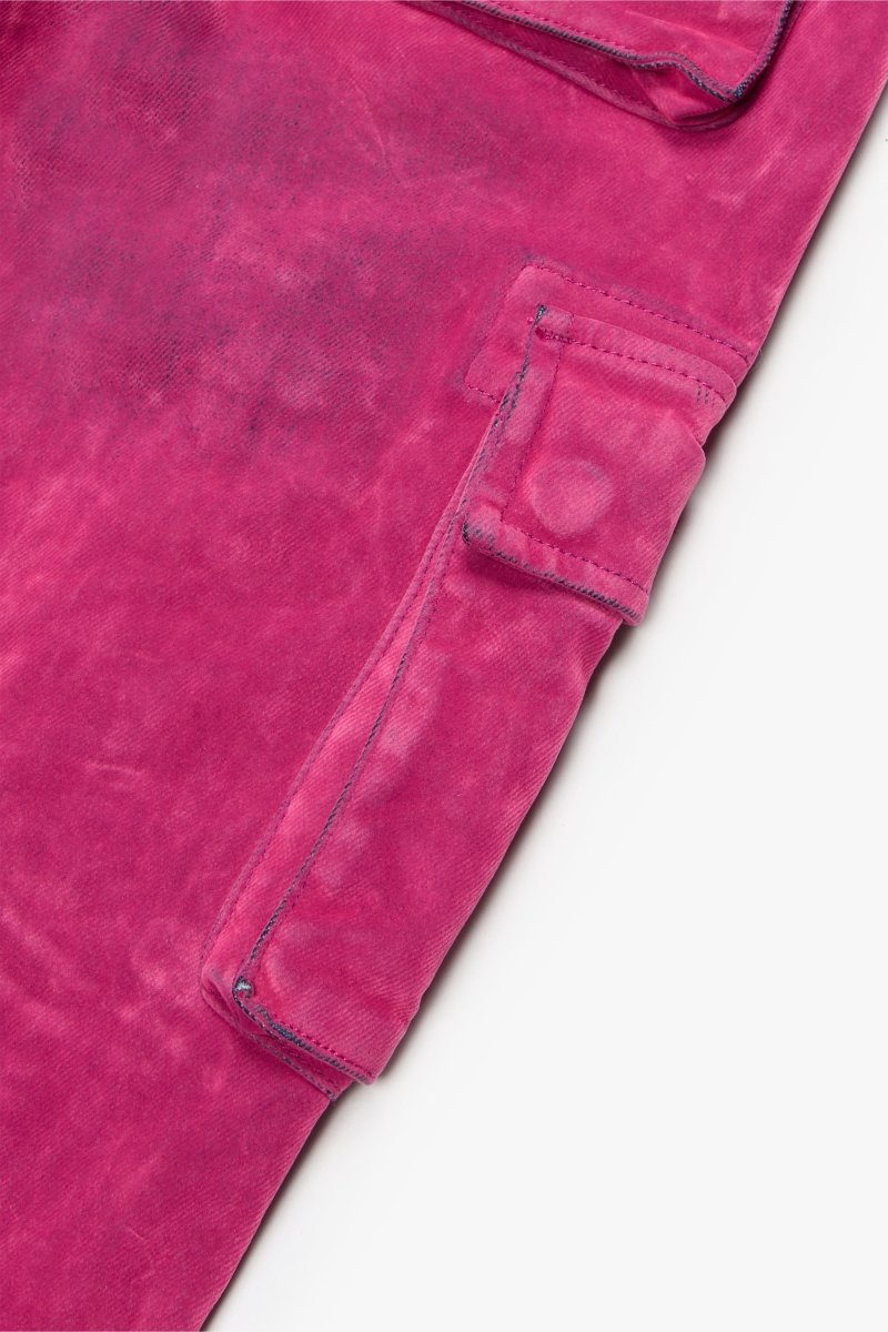 "LUXE" SUEDE SKINNY JEAN PINK